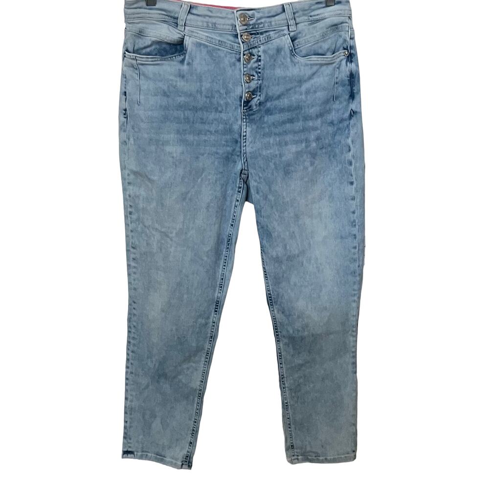 STREET ONE LOOSEFIT, STRAIGHT LEG, DENIM JEANS, WOMENS, 33/28), LIGHT BLUE DENIM